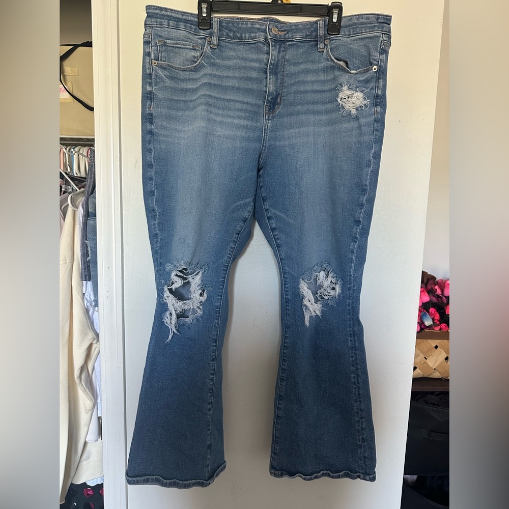 American Eagle Outfitters Stretch High Waisted Skinny Kick Jeans